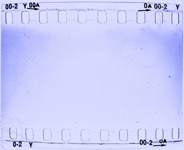 复古的蓝色薄膜带框架图片下载