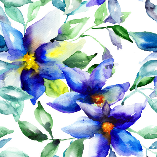 水彩插画素材ID：107554936