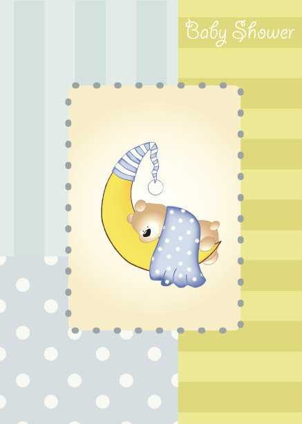 婴儿洗澡卡图片下载