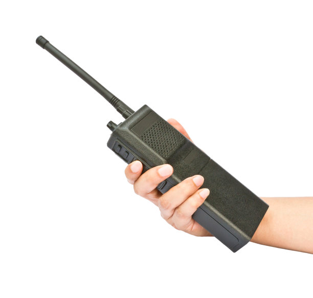 手里拿着步话机图片下载
