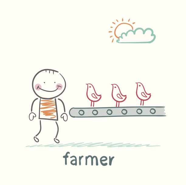 农民种植鸡图片下载