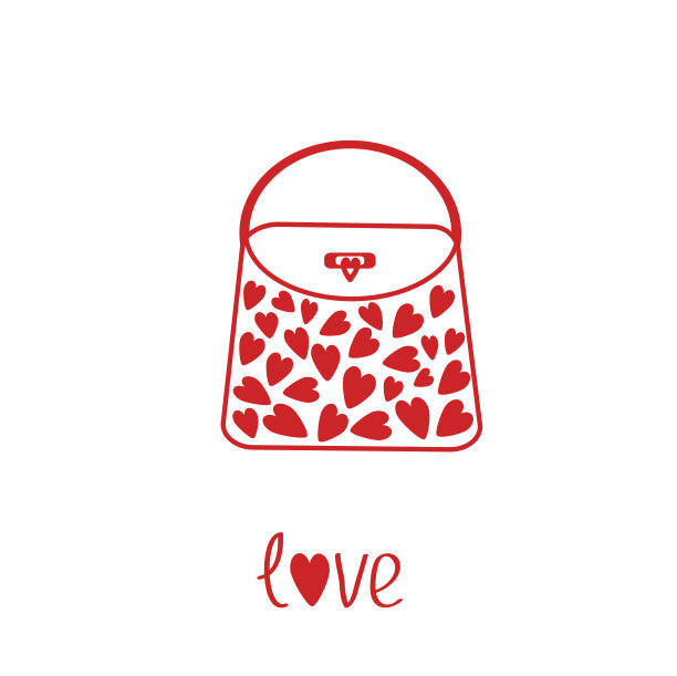 爱心袋。ard ?图片下载