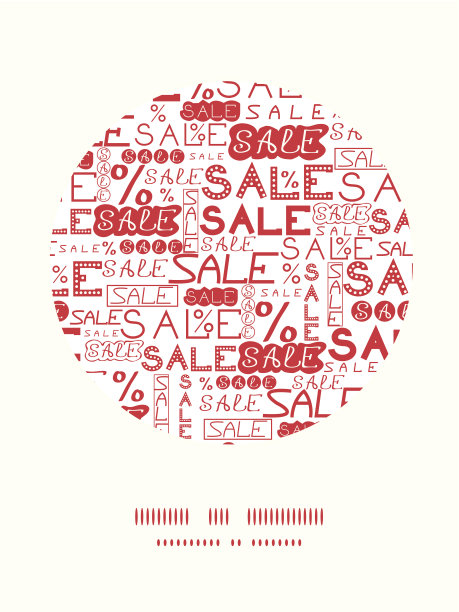 销售圈装饰图案背景图片下载