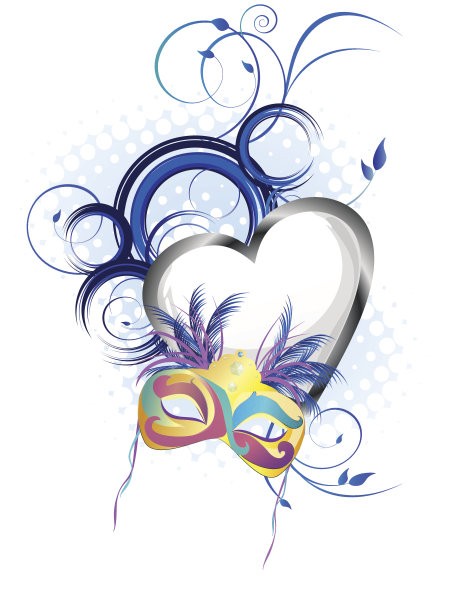 花的面具图片下载