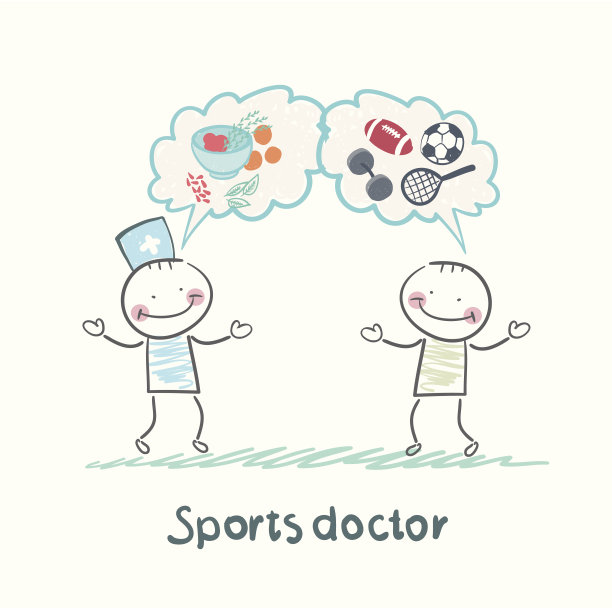 运动医生对男人说话图片下载