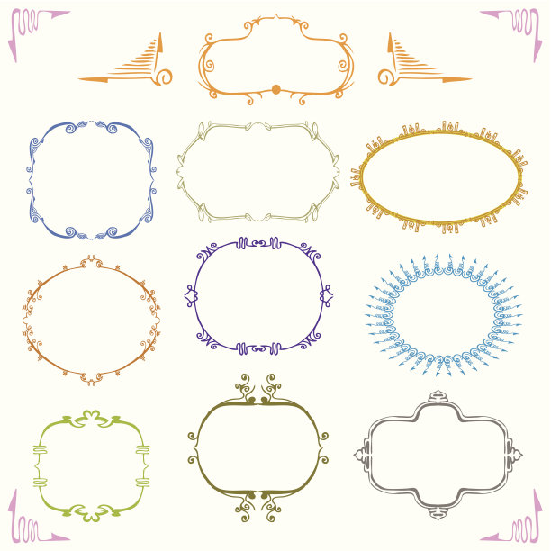 标签和页边手绘集图片下载