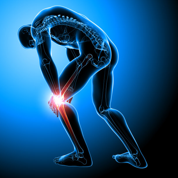 男性膝关节疼痛的解剖图片下载