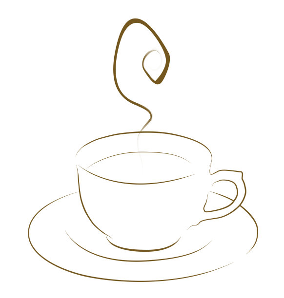 一杯有蒸汽的咖啡图片下载