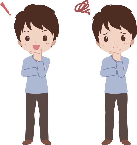 男孩和女孩拿着铅笔图片下载