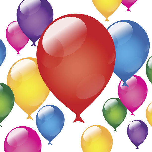 气球假日背景图片下载