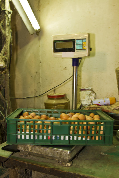 电杆秤上的鸡蛋图片下载