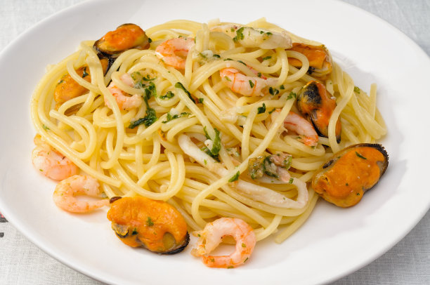 海鲜意大利面图片下载