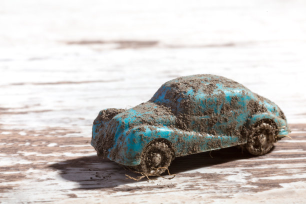 蓝色的汽车模型图片下载