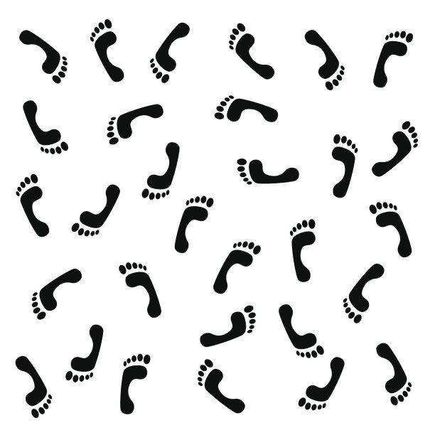 脚放在白色背景上图片下载