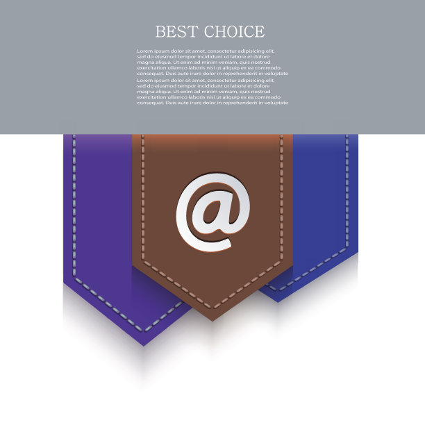 向量书签图标。Eps10图片下载