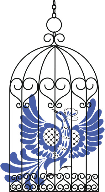 鸟在笼子里图片下载