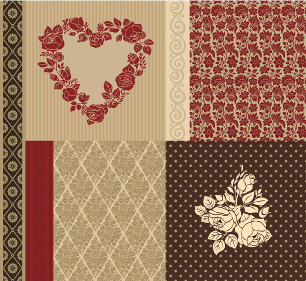 矢量集复古元素的设计。图片下载