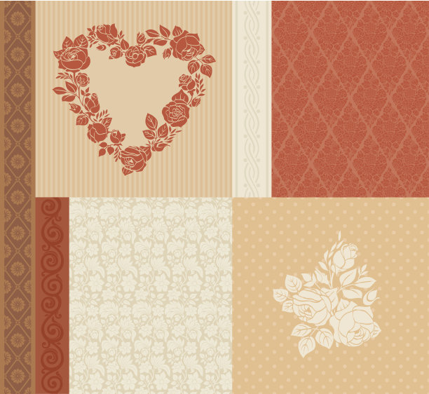 矢量集复古元素的设计。图片下载