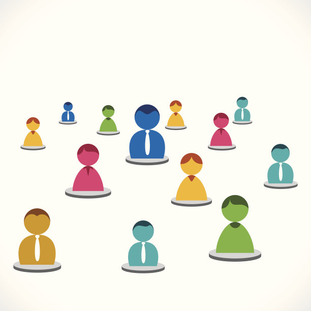 色彩斑斓的人组图片下载