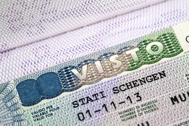 意大利的欧洲国家申根签证图片下载