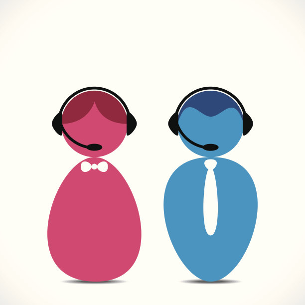 客户服务代表图标图片下载