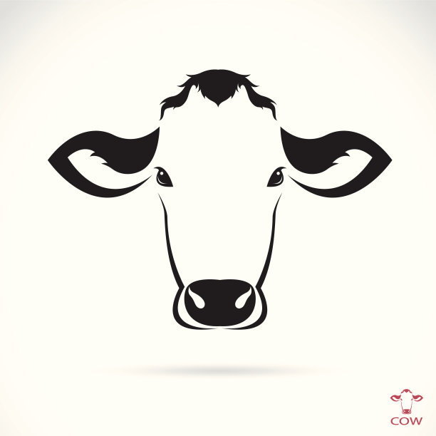 牛头的矢量图像图片下载