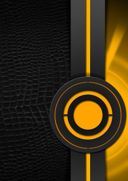 黑色和橙色抽象背景图片下载