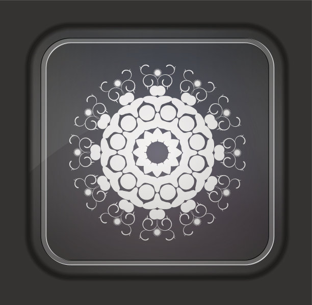 向量的版本。雪花图标。每股收益10插图。容易编辑图片下载