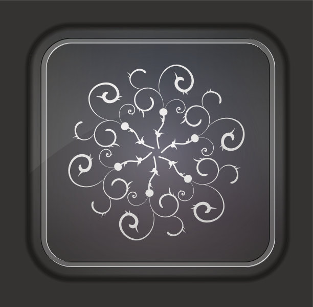 向量的版本。雪花图标。每股收益10插图。容易编辑图片下载