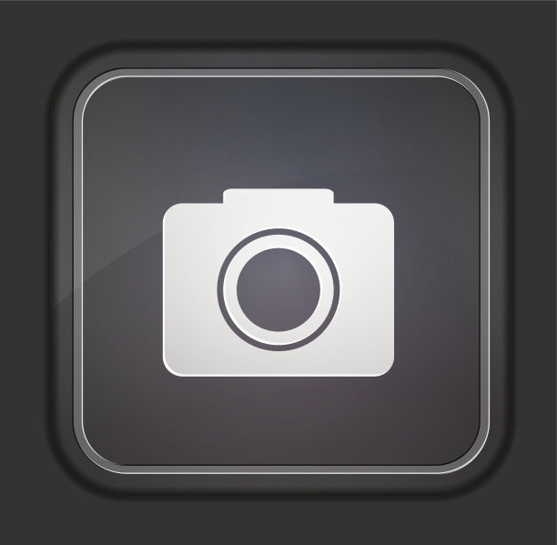 向量的版本。相机图标。每股收益10插图。容易编辑图片下载