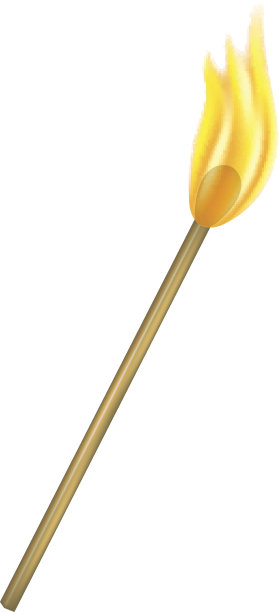 燃烧的火柴图片下载