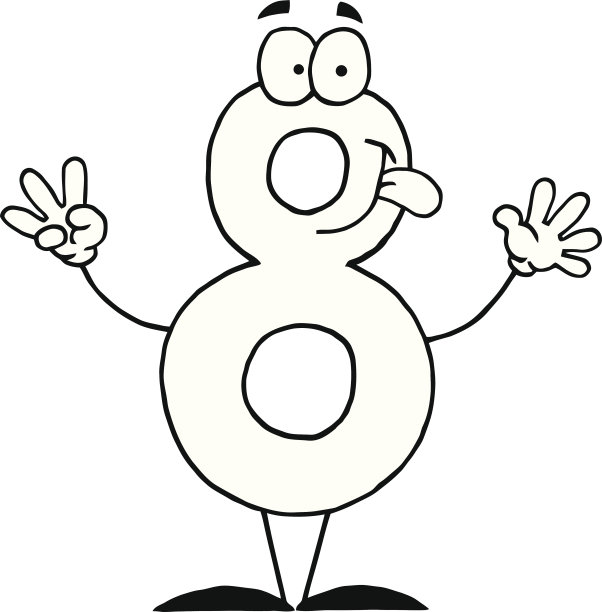 黑人和白人八号快乐图片下载