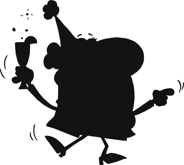 舞女剪影图片下载