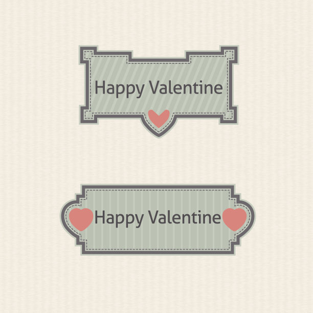 葡萄酒情人节标签图片下载