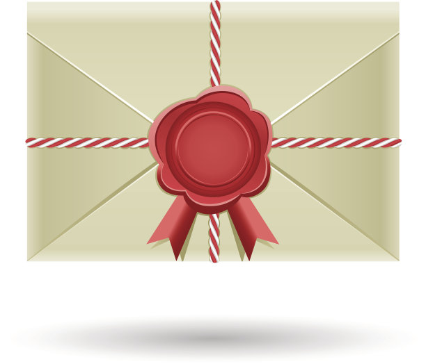 密封的信封和封条图片下载