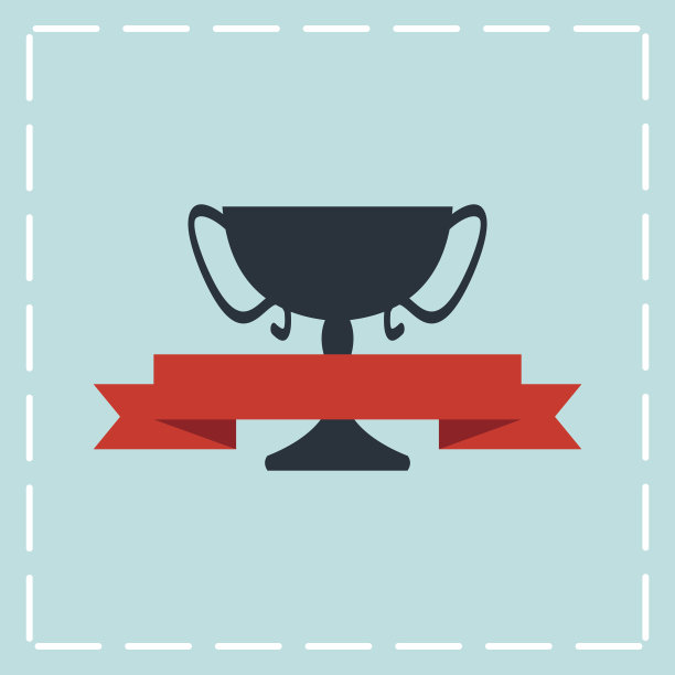 黑色奖杯图标图片下载