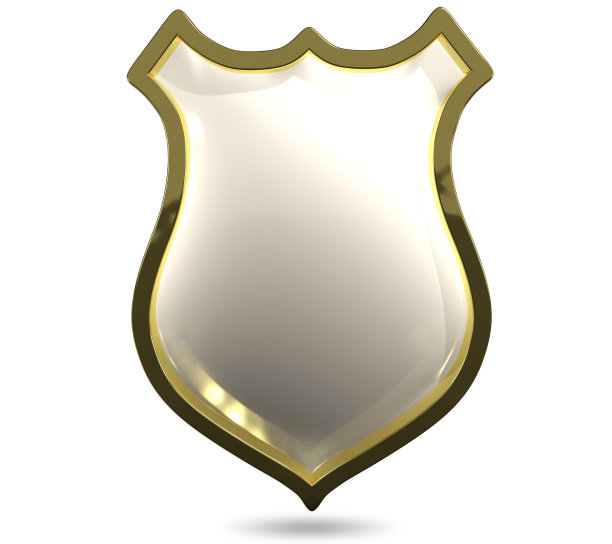 白色的盾图片下载