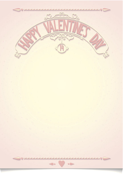 为情人节设计的明信片图片下载
