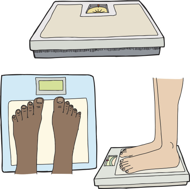 脚和浴室秤图片下载