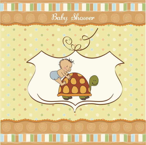 有趣的小男孩公告卡图片下载