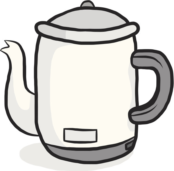 电热水壶的卡通图片下载