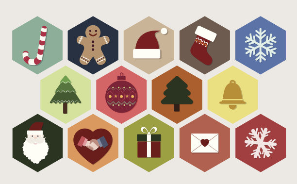 圣诞节图标设置图片下载