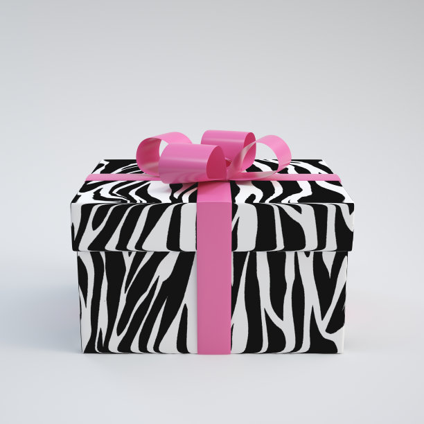 斑马礼品盒正面图片下载