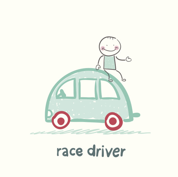 赛车手坐在机器上图片下载