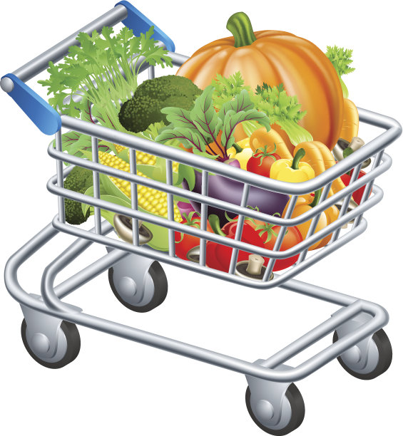 蔬菜电车素材图片