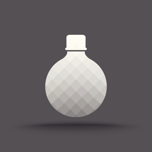 透明水瓶图标矢量图片下载