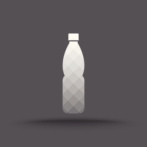 透明水瓶图标矢量图片下载