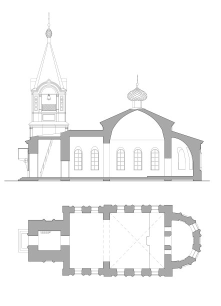 画基督教堂图片下载