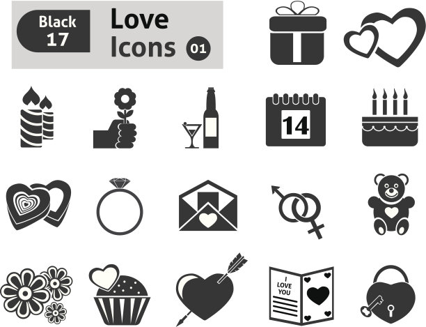 情人节的图标图片下载