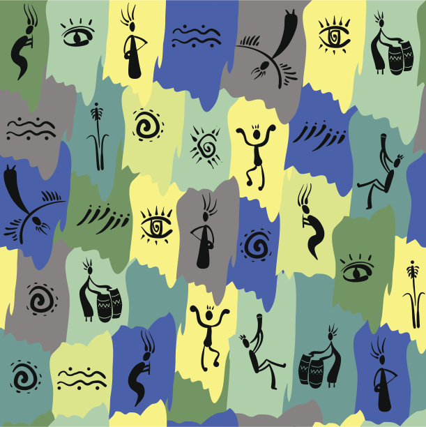 无缝的民族图案图片下载